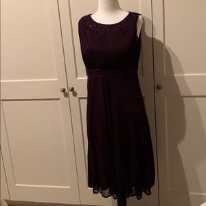 Purple party dress